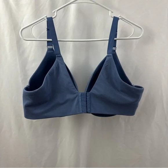Cacique Back Smoother Lightly Lined Full Coverage Bra 42DD Blue - Picture 7 of 11